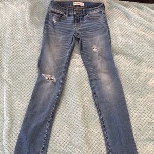 Abercrombie & Fitch kids medium Blue Skinny Jeans size 14 kids